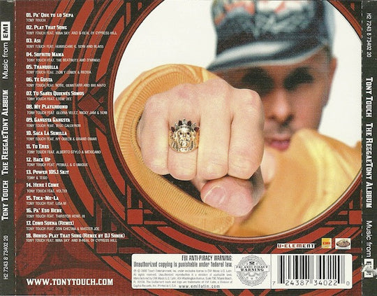 Tony Touch "The ReggaeTony Album" (CD)-CDs-UnDigable Digs