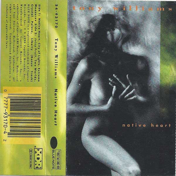 Tony Williams "Native Heart"-Cassette Tapes-UnDigable Digs