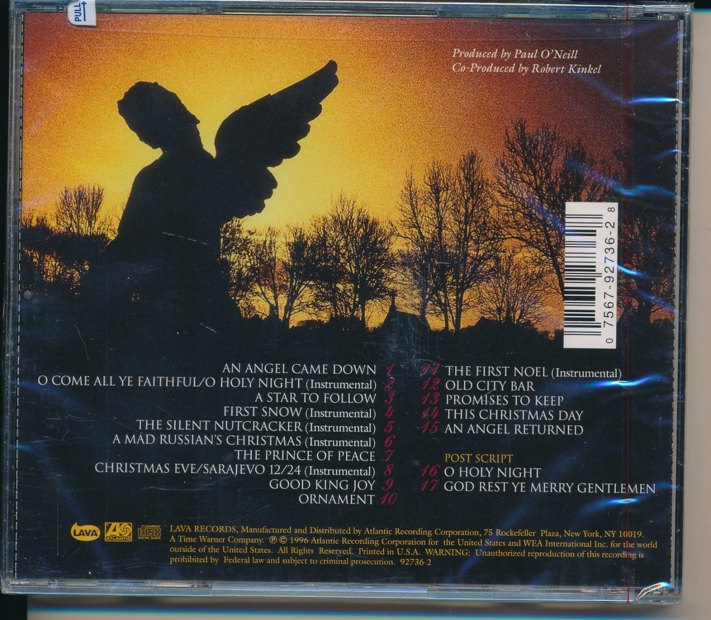 Trans-Siberian Orchestra "Christmas Eve And Other Stories" (CD)-CDs-UnDigable Digs