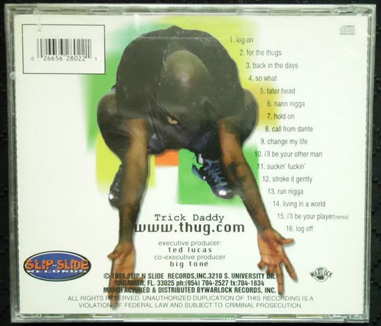 Trick Daddy ‎"www.thug.com" (CD)-CDs-UnDigable Digs
