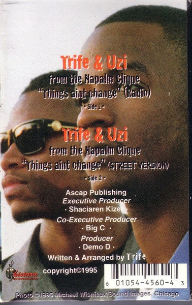Trife & Uzi "Things Ain't Change" (Single)-Cassette Tapes-UnDigable Digs