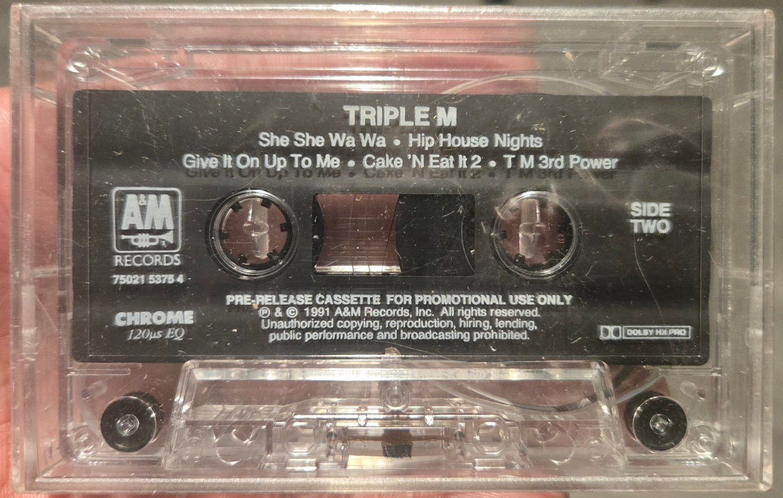 Triple M "Triple M" (Promo)-Cassette Tape-UnDigable Digs