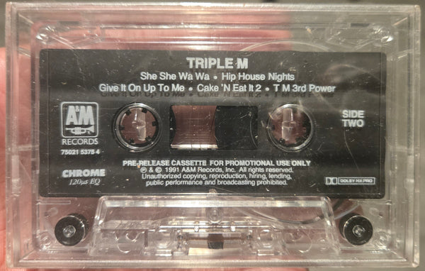Triple M "Triple M" (Promo)-Cassette Tape-UnDigable Digs