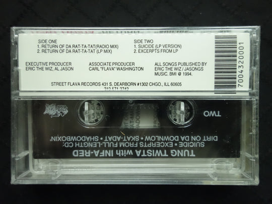 Tung Twista With Infa-Red "Return Of Da Rat-Ta-Tat / Suicide" (Single)-Cassette Tapes-UnDigable Digs