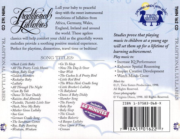 Twin Sisters "Traditional Lullabies" (CD)-CDs-UnDigable Digs