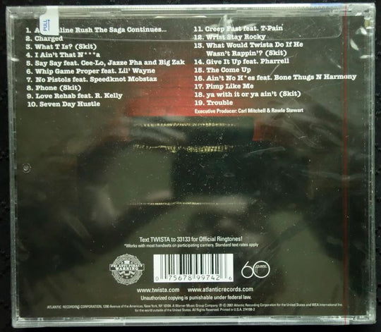 Twista "Adrenaline Ruse 2007" (Clean/Edited Version) (CD)-CDs-UnDigable Digs