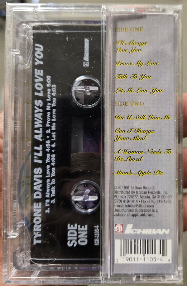 Tyrone Davis "I'll Always Love You"-Cassette Tapes-UnDigable Digs
