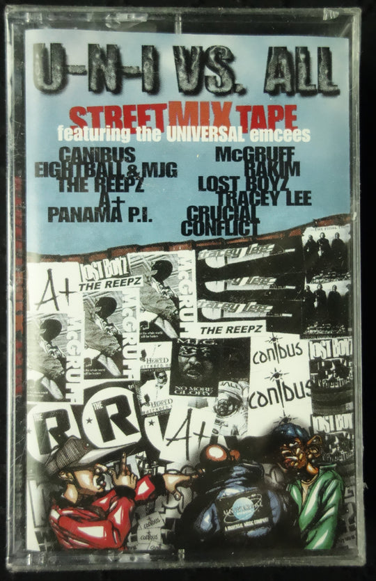 U-N-I VS. ALL: Street Mix Tape Featuring The Universal Emcees (Promo)-Cassette Tapes-UnDigable Digs
