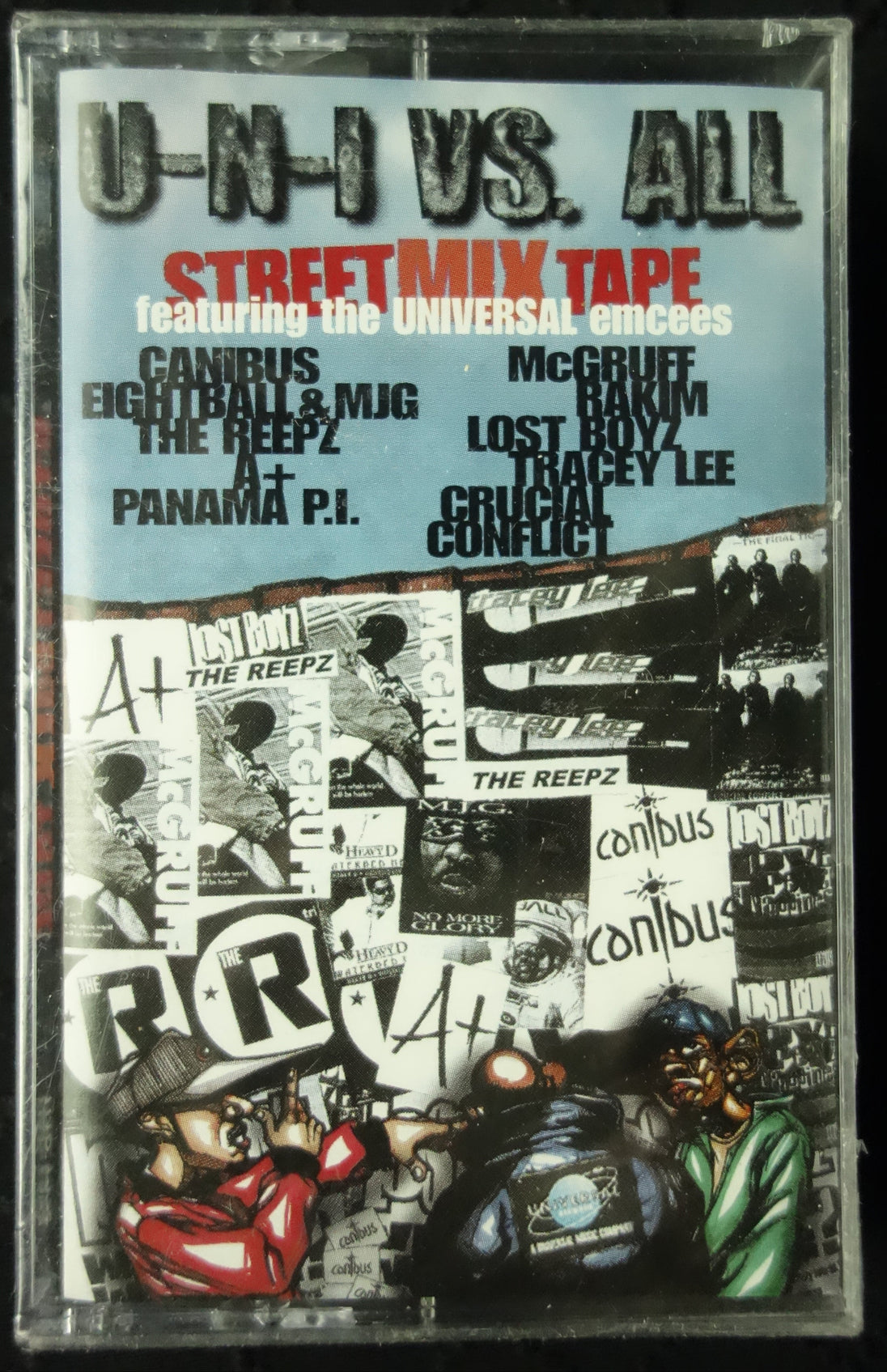 U-N-I VS. ALL: Street Mix Tape Featuring The Universal Emcees (Promo)-Cassette Tapes-UnDigable Digs