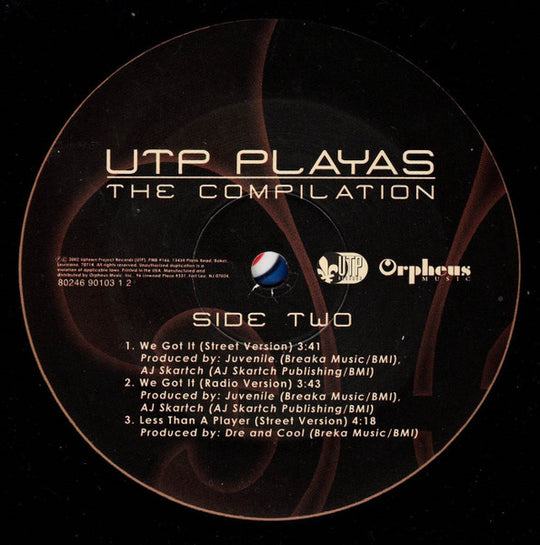 UTP Playas "The Compilation" (12" Single)-Vinyl Records-UnDigable Digs