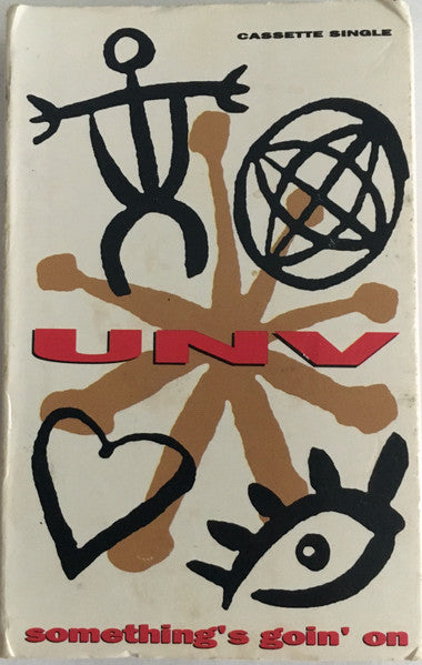 U.N.V. "Something's Goin On" (Cassette Single)-Cassette Tapes-UnDigable Digs