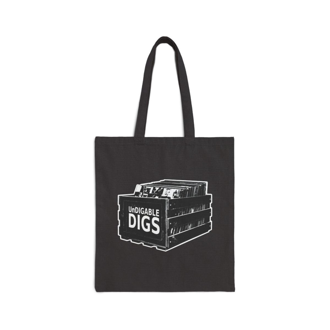 UnDigable Digs Cotton Canvas Tote Bag - Logo On Both Sides-UnDigable Digs