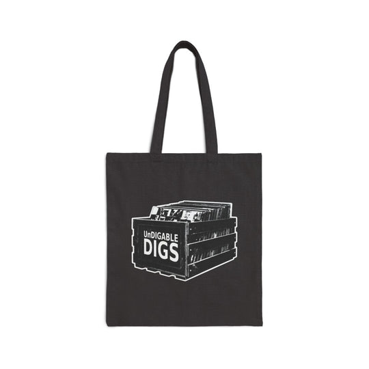 UnDigable Digs Cotton Canvas Tote Bag - Logo On Both Sides-UnDigable Digs