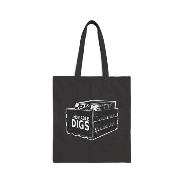 UnDigable Digs Cotton Canvas Tote Bag - Logo On Both Sides-UnDigable Digs