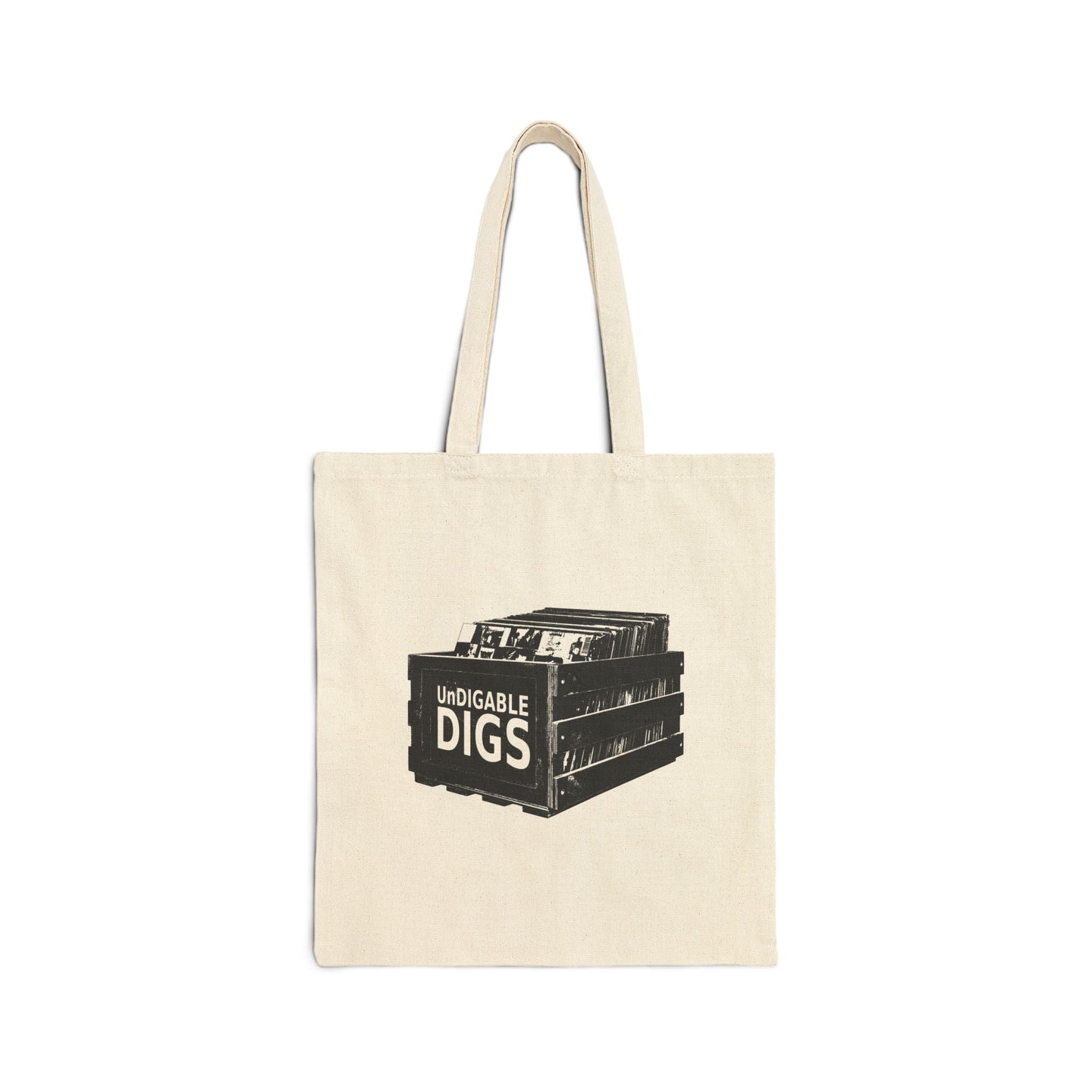 UnDigable Digs Cotton Canvas Tote Bag - Logo On Both Sides-Bags-UnDigable Digs