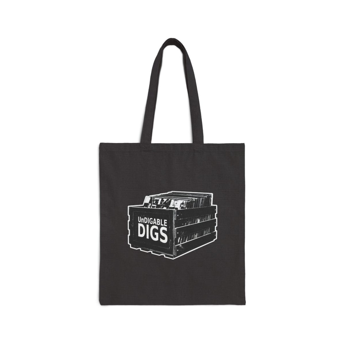UnDigable Digs Cotton Canvas Tote Bag - Logo On Both Sides-UnDigable Digs