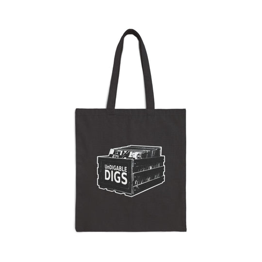 UnDigable Digs Cotton Canvas Tote Bag - Logo On Both Sides-UnDigable Digs