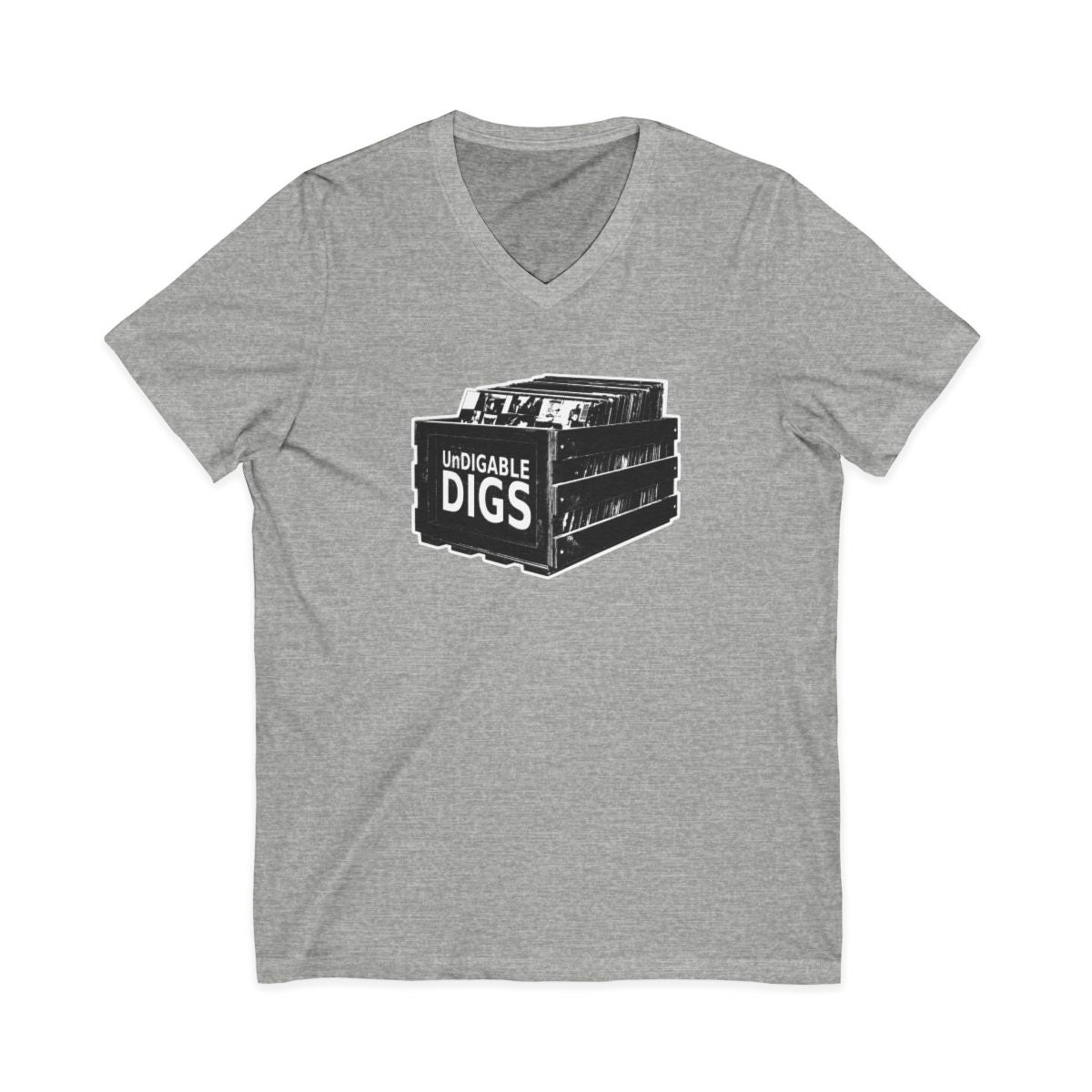 UnDigable Digs Unisex Jersey Short Sleeve V-Neck Tee-UnDigable Digs