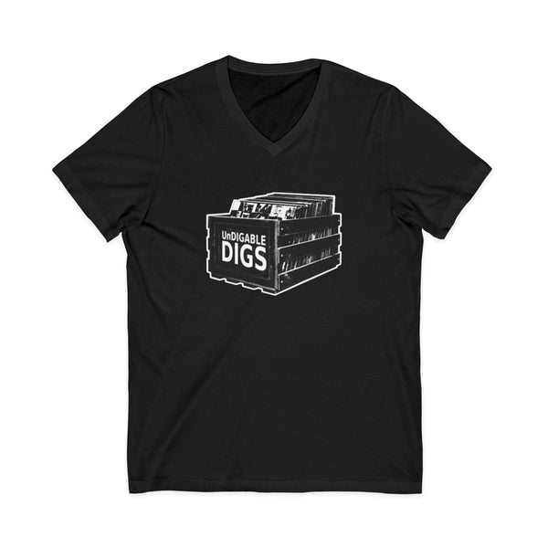 UnDigable Digs Unisex Jersey Short Sleeve V-Neck Tee-UnDigable Digs