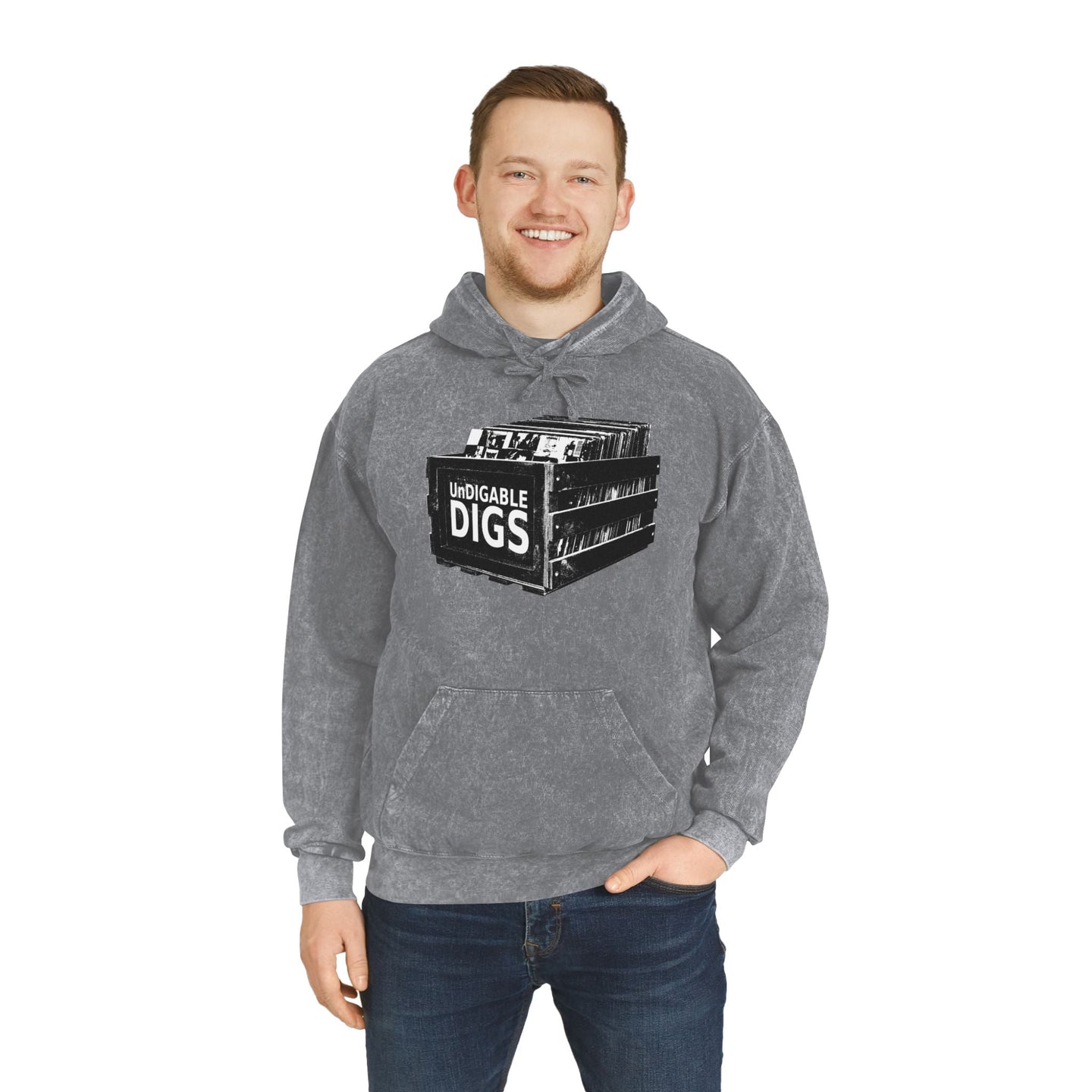 UnDigable Digs Unisex Mineral Wash Hoodie-Hoodie-UnDigable Digs