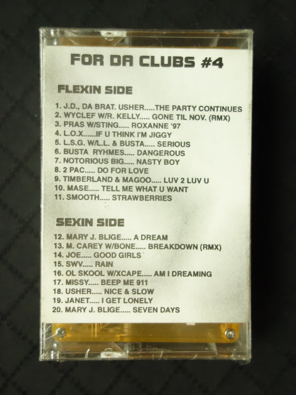 Up North DJ Clik "For Da Clubs #4: R&B, Rap & Slow Jam Mix" (Promo)-Cassette Tapes-UnDigable Digs