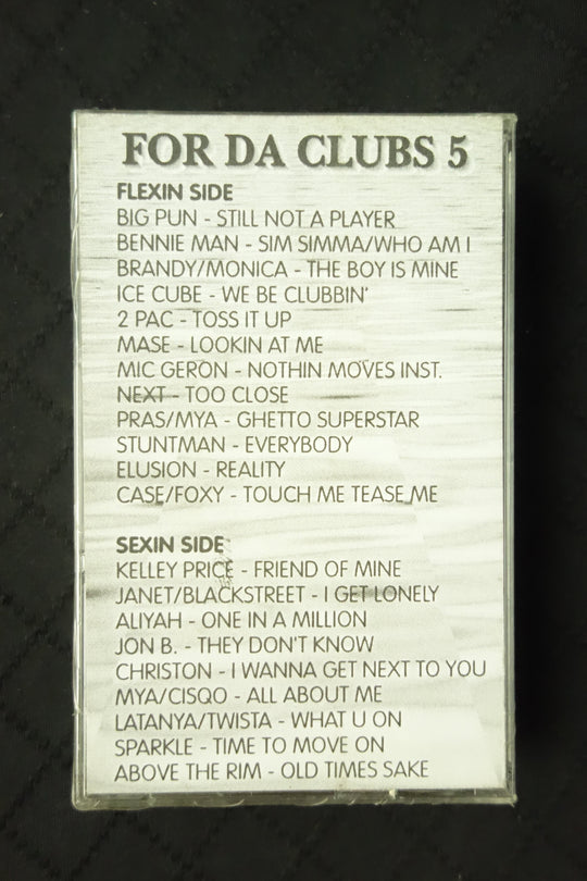Up North DJ Clik "For Da Clubs #5: R&B, Rap & Slow Jam Mix"-Cassette Tapes-UnDigable Digs