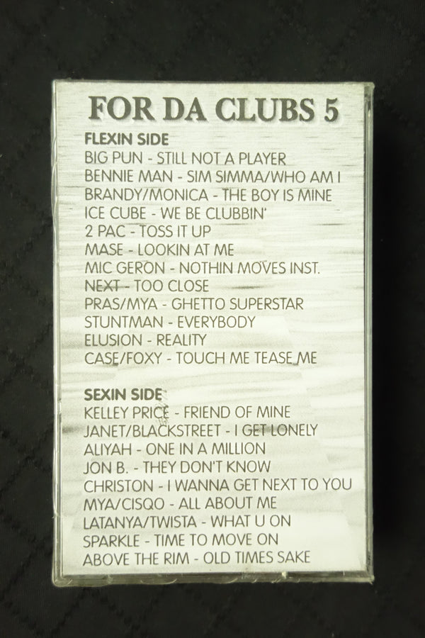Up North DJ Clik "For Da Clubs #5: R&B, Rap & Slow Jam Mix"-Cassette Tapes-UnDigable Digs