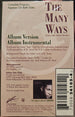 Usher "The Many Ways" (Single)-Cassette Tapes-UnDigable Digs