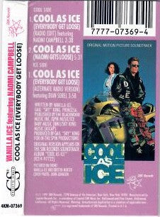 Vanilla Ice Featuring Naomi Campbell "Cool As Ice (Everybody Get Loose)" (Single)-Cassette Tapes-UnDigable Digs