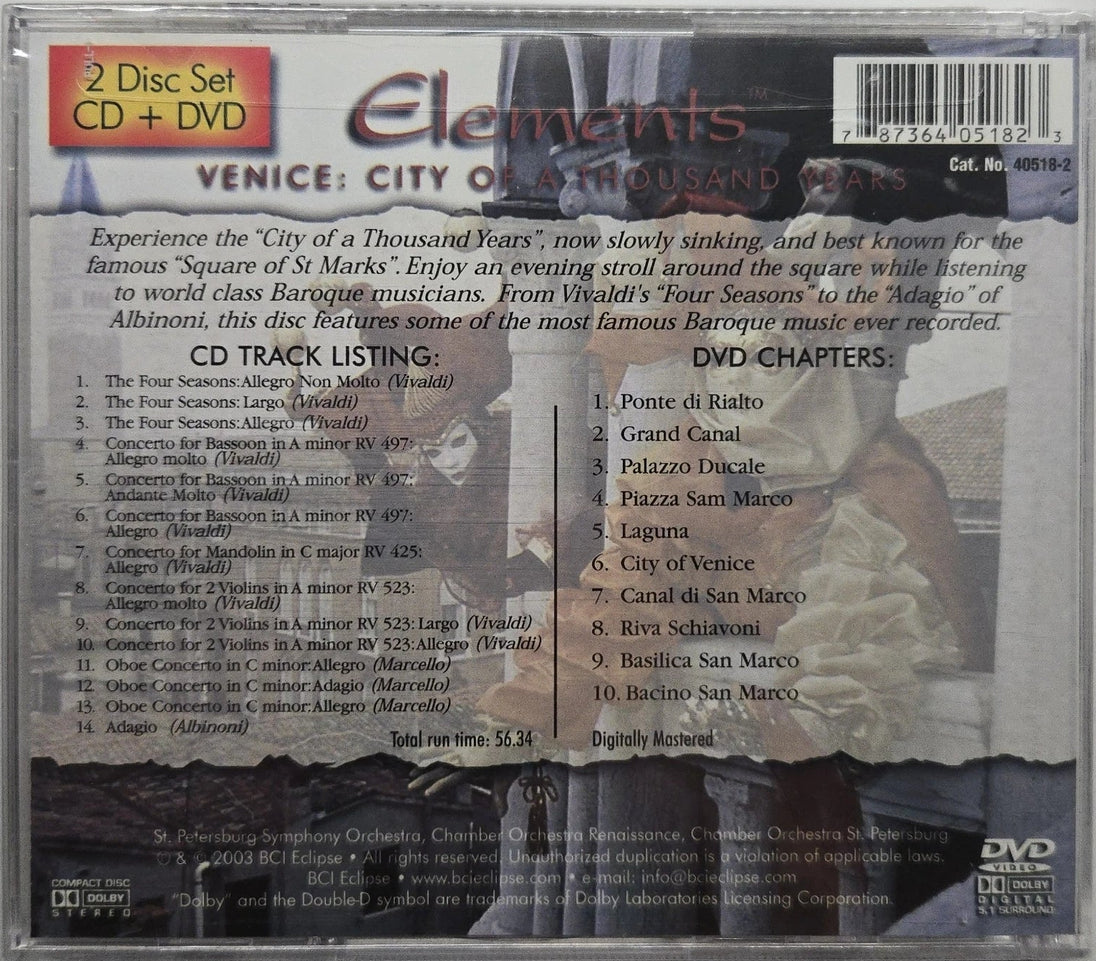 Venice: City Of A Thousand Years (CD+DVD)-CDs-UnDigable Digs