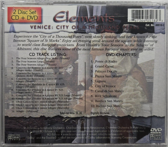 Venice: City Of A Thousand Years (CD+DVD)-CDs-UnDigable Digs