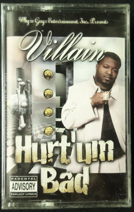 Villain "Hurt'Um Bad"-Cassette Tapes-UnDigable Digs
