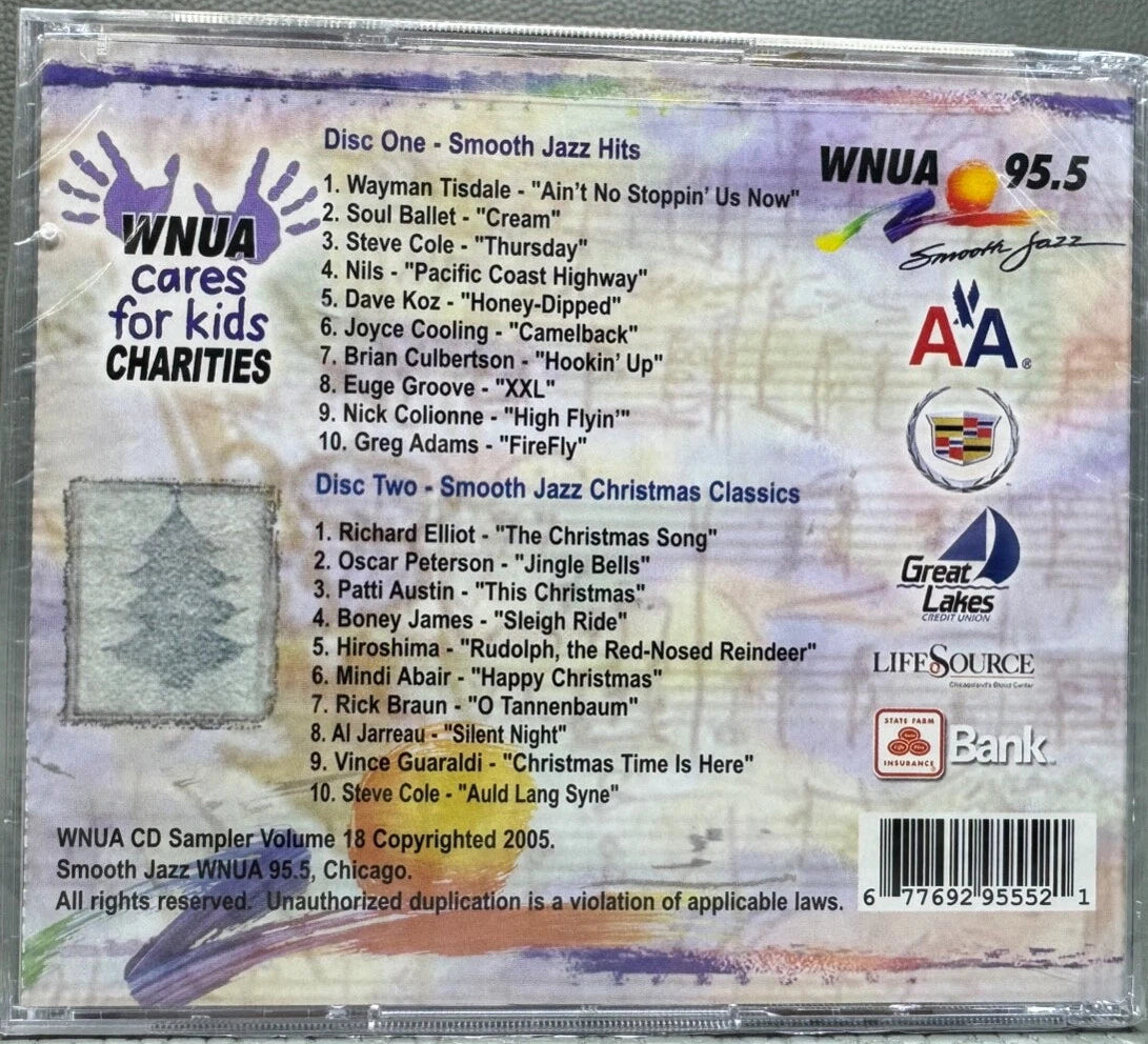 WNUA 95.5 Smooth Jazz CD Sampler Volume 18 (2xCD)-CDs-UnDigable Digs