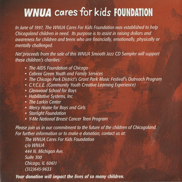 WNUA 95.5 Smooth Jazz Sampler Volume 10 (CD)-CDs-UnDigable Digs