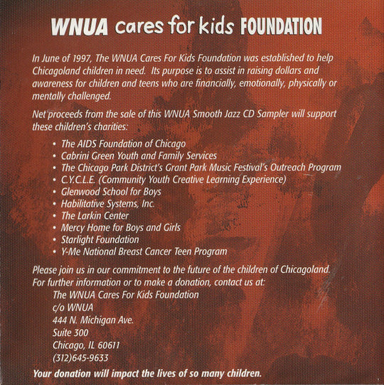 WNUA 95.5 Smooth Jazz Sampler Volume 10 (CD)-CDs-UnDigable Digs