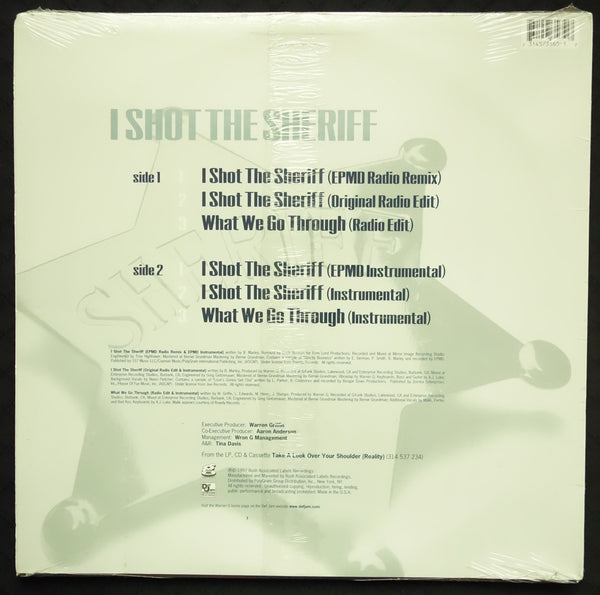 Warren G "I Shot The Sheriff" (12" Single)-Vinyl Records-UnDigable Digs