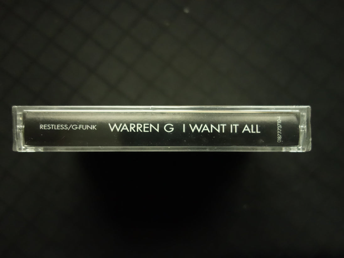 Warren G "I Want It All"-Cassette Tapes-UnDigable Digs