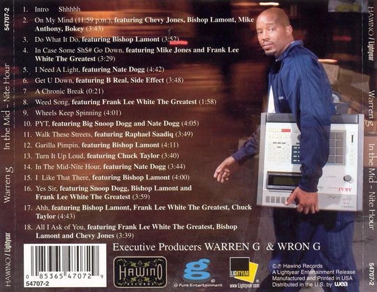 Warren G "In The Mid-Nite Hour" (CD)-CDs-UnDigable Digs