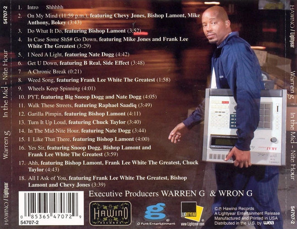 Warren G "In The Mid-Nite Hour" (CD)-CDs-UnDigable Digs