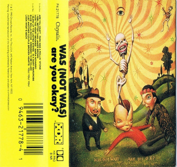 Was (Not Was) "Are You Okay?"-Cassette Tapes-UnDigable Digs