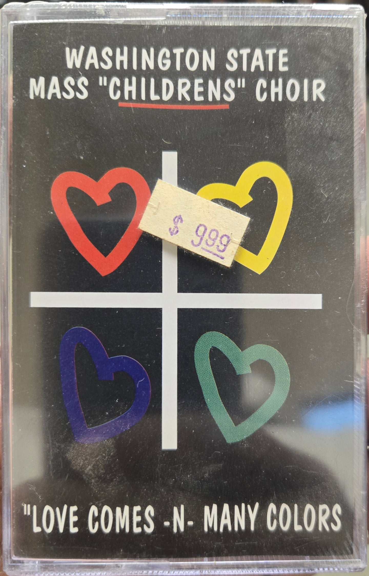 Washington State Mass "Childrens" Choir "Love Comes -N- Many Colors"-Cassette Tapes-UnDigable Digs
