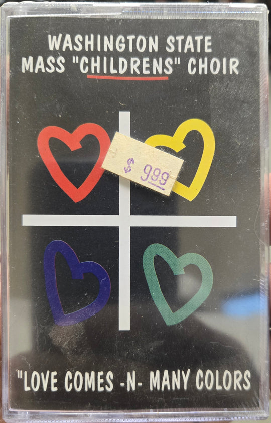 Washington State Mass "Childrens" Choir "Love Comes -N- Many Colors"-Cassette Tapes-UnDigable Digs