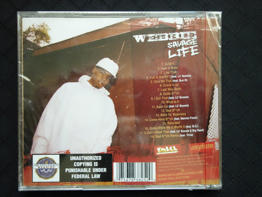 Webbie "Savage Life" (CD)-CDs-UnDigable Digs