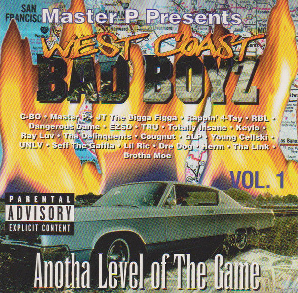 West Coast Bad Boyz Vol. 1: Anotha Level Of The Game (CD)-CDs-UnDigable Digs