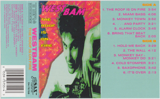 WestBam "The Roof Is On Fire"-Cassette Tapes-UnDigable Digs