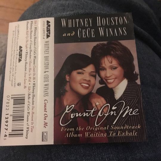 Whitney Houston & CeCe Winans "Count On Me" (Maxi-Single)-Cassette Tapes-UnDigable Digs