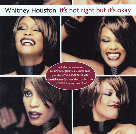 Whitney Houston "It's Not Right But It's Okay" (CD)-CDs-UnDigable Digs