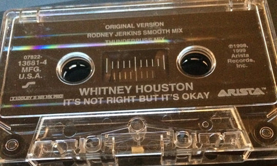 Whitney Houston "It's Not Right But It's Okay" (Single)-Cassette Tapes-UnDigable Digs