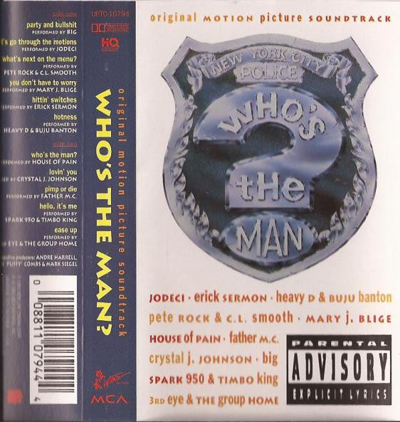 Who's The Man? (Original Motion Picture Soundtrack)-Cassette Tapes-UnDigable Digs