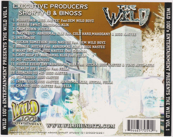 Wild 100's Entertainment Presents: The Wild Vol.1 (CD)-CDs-UnDigable Digs